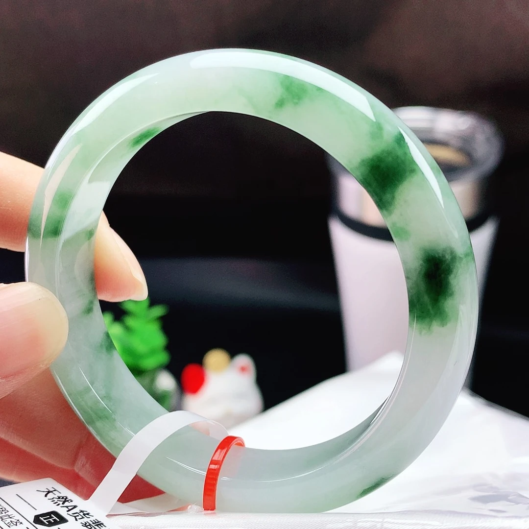 未镶嵌手镯翡翠54冰花