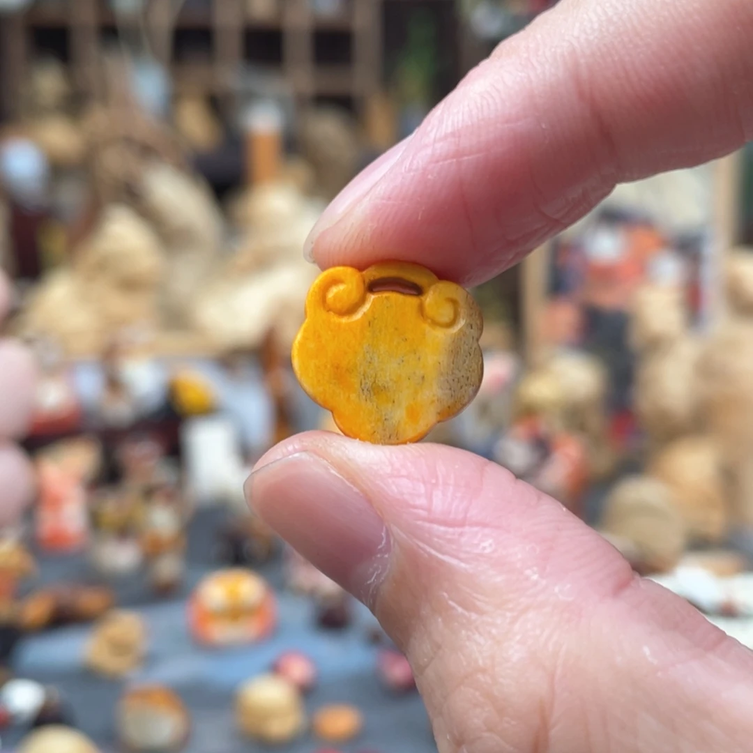 木方颜竹木艺术吊坠