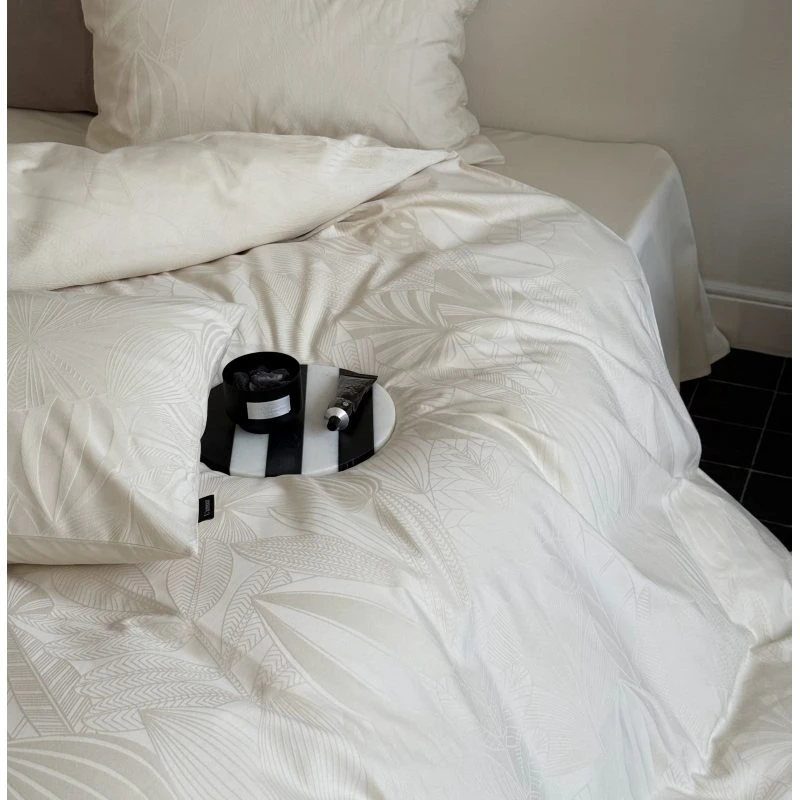 轻奢云感全棉纯棉厚织提花浮雕裸睡四件套四季长绒棉床单被套床品