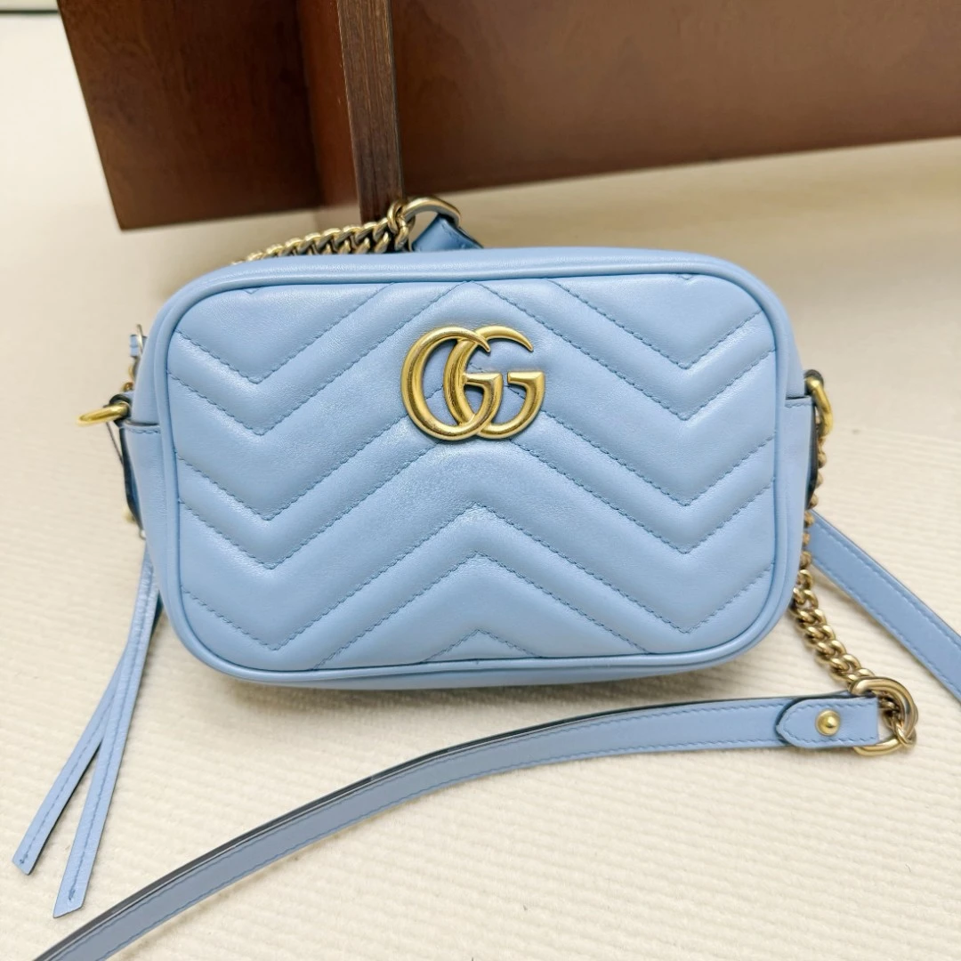 95新 GUCCI/古驰 【98新】Gucci GGmarmont 相机包在售-4581