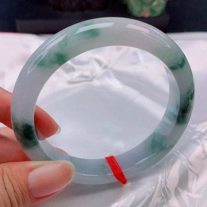 漫***。未镶嵌手镯翡翠57圈