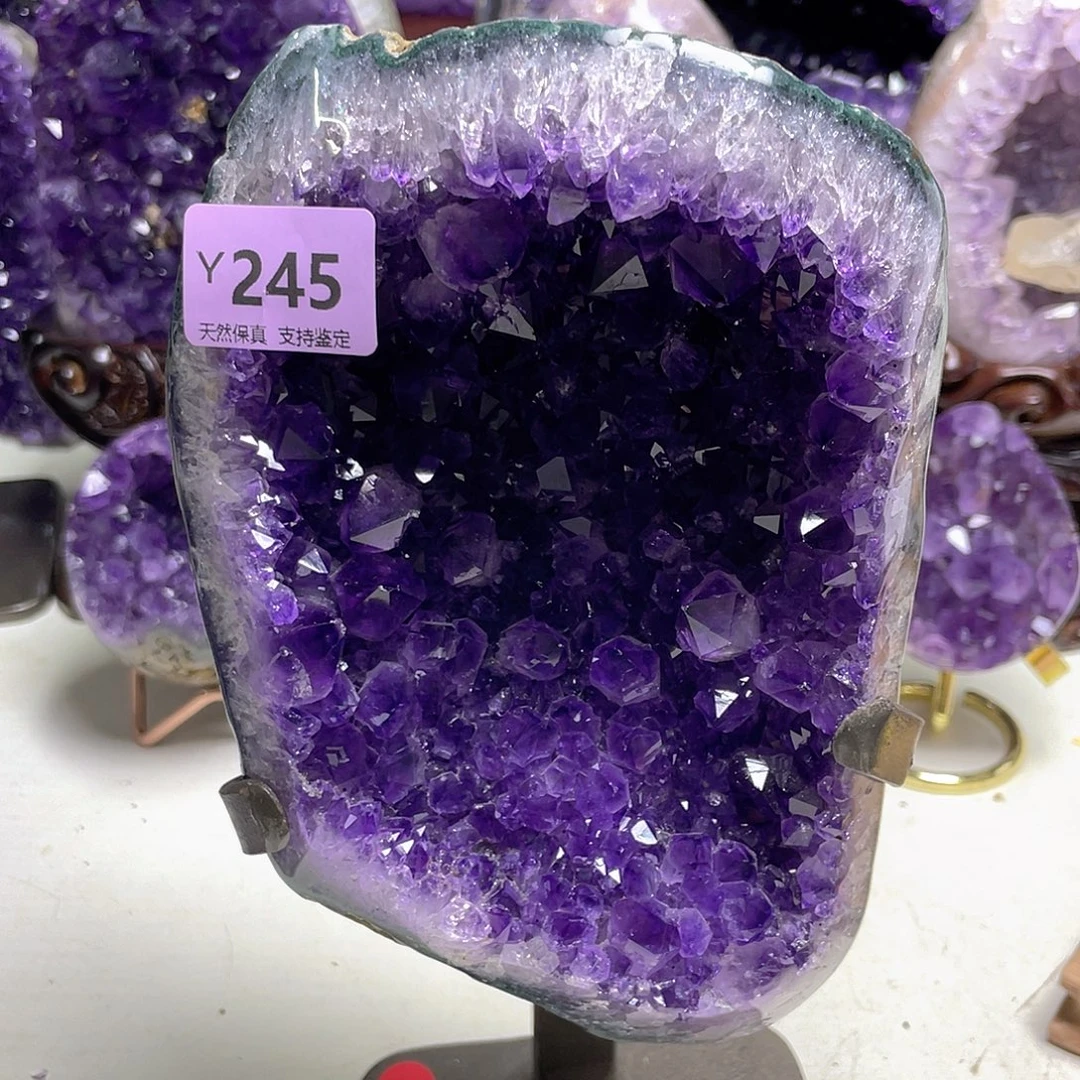 珠宝半成品未镶嵌紫晶
