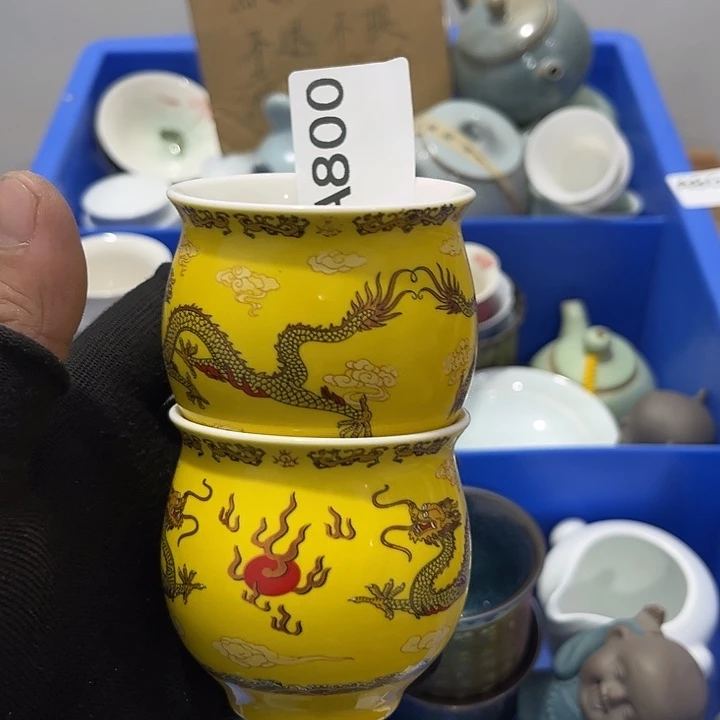 小***鑫瓷片茶摆件工艺品摆件666