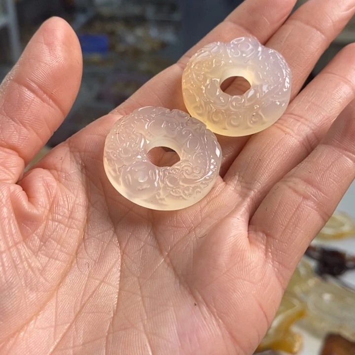 玛瑙/玉髓吊坠(不含链)未镶嵌