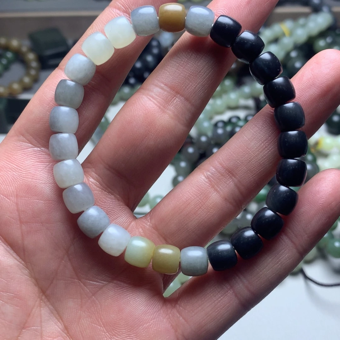 和田玉未镶嵌手链