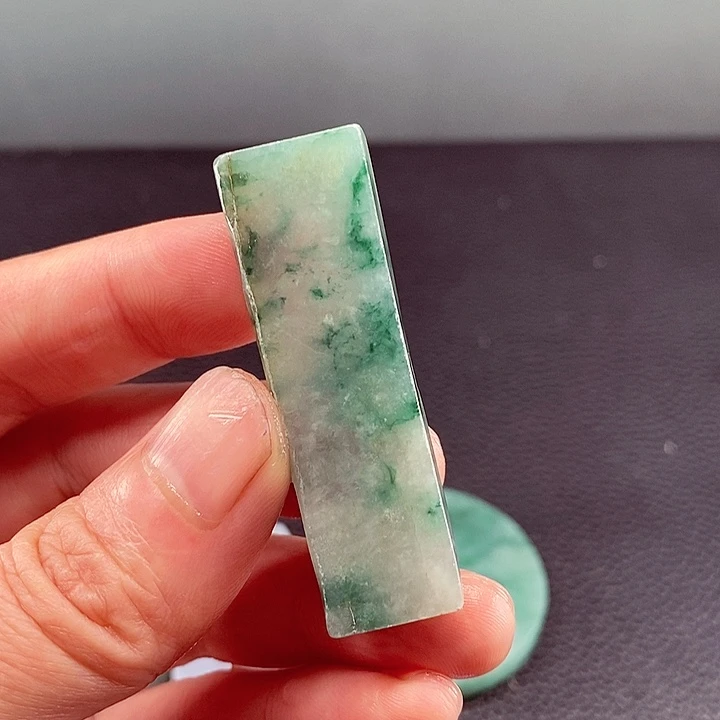 翡翠未镶嵌颈饰缅甸翡翠A货边角