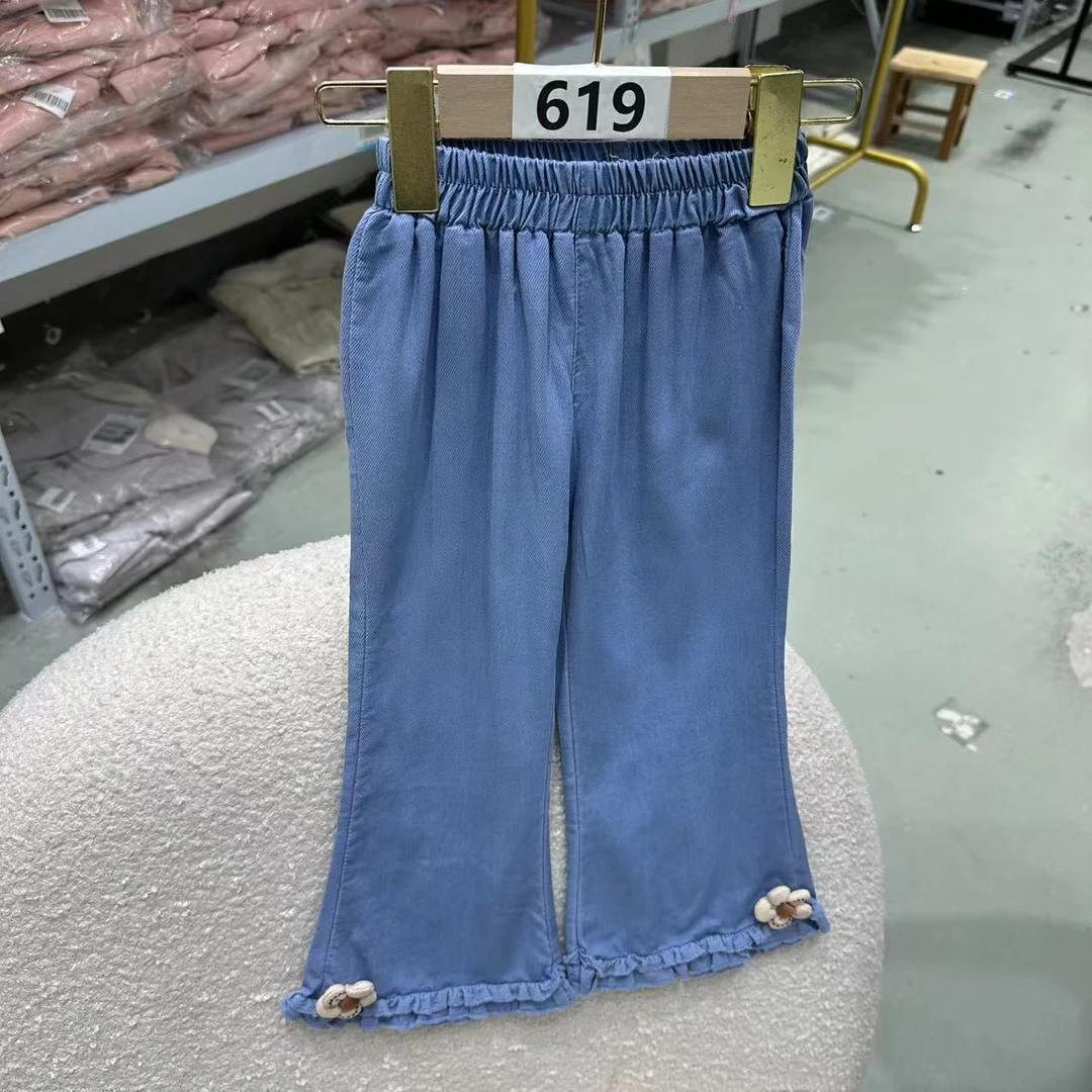 【619款】夏季百搭休闲风女童休闲裤韩版