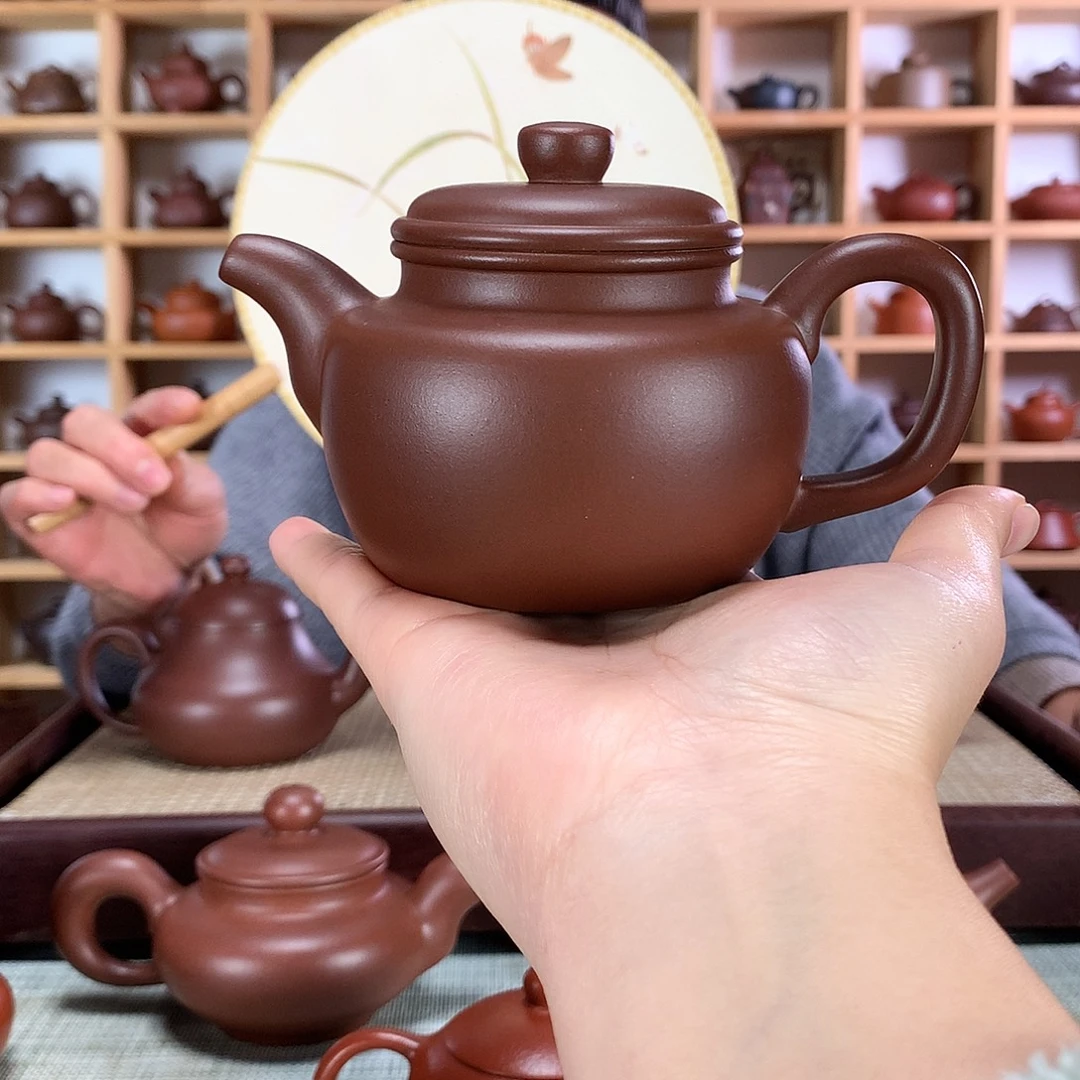 大蕴德钟紫砂紫砂壶手工制作1