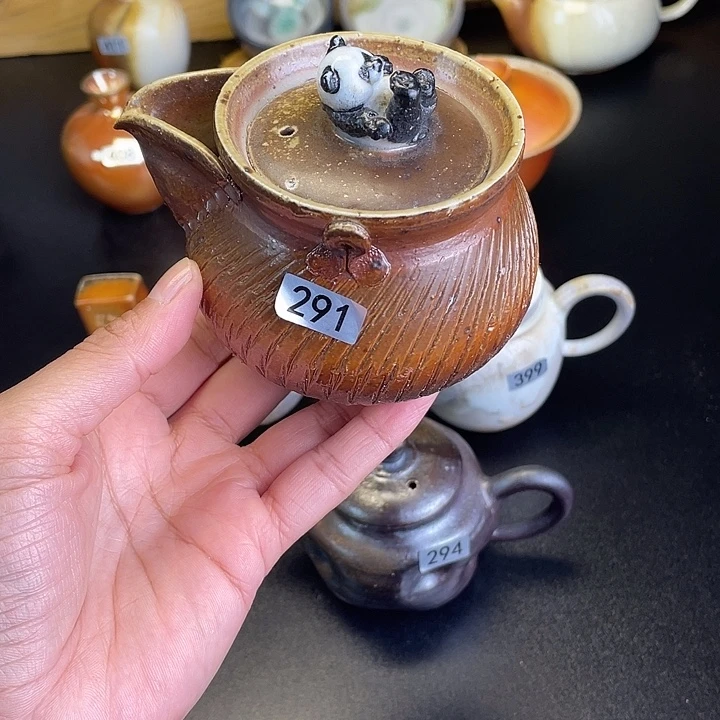 燃薪柴烧茶熊猫宝瓶