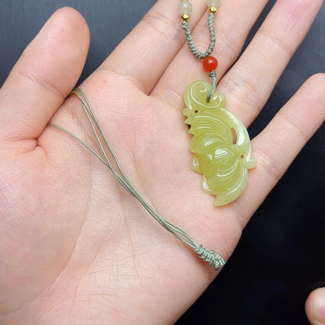 和田玉未镶嵌颈饰06