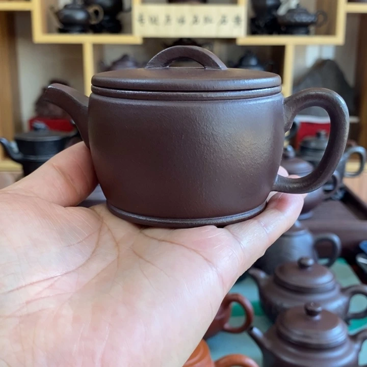茶壶紫砂原矿石红汉瓦150 cc左右