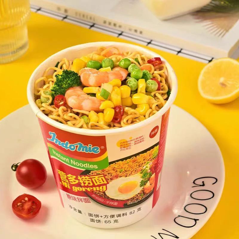 【保质期至2025-02-25】营多捞面原味拌面82g*6杯