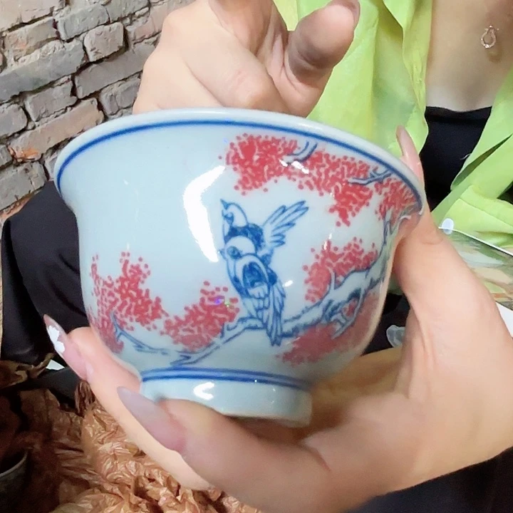 摆件景德镇高温陶瓷白头到老