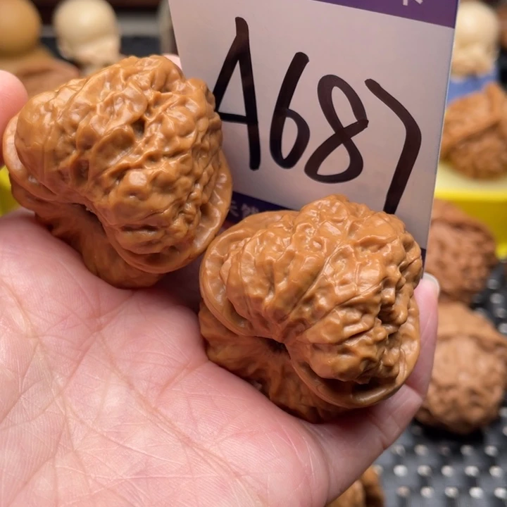 桃核把件蛤蟆头38