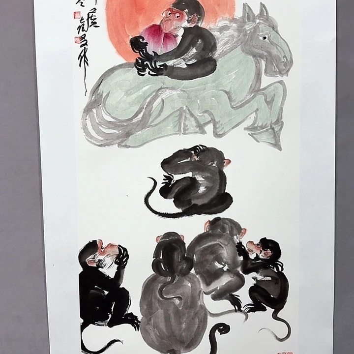 国画亲笔手绘放心去藏