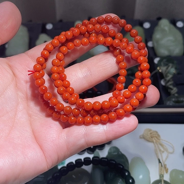 手链未镶嵌南红玛瑙