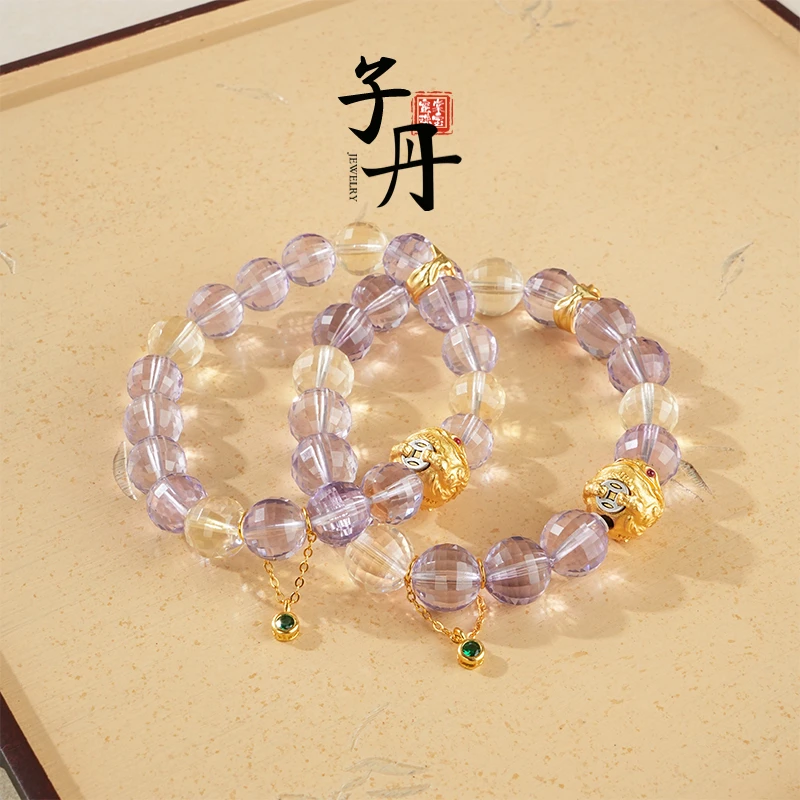 【小乔】金蟾叼财 水晶DIY手串（多样性发/发一串）C2-198