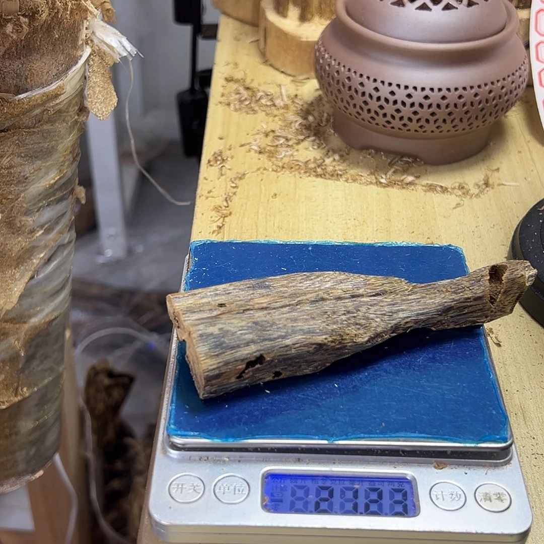 香料绿奇楠虫漏21克白棋