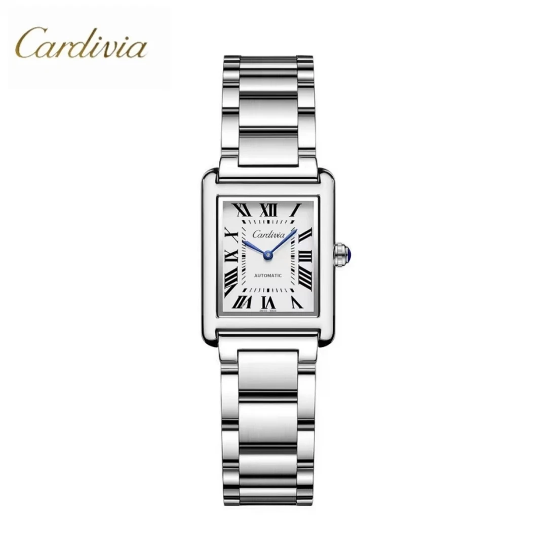 全新原装正品 /Cardivia/坦克带钻系列/33mm/全自动机械/女士腕表