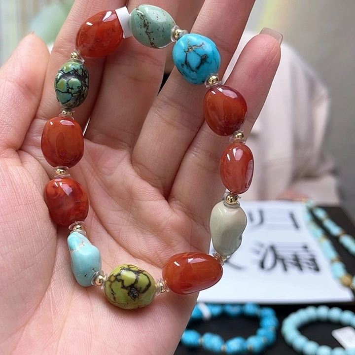 未镶嵌绿松石珠宝奇石