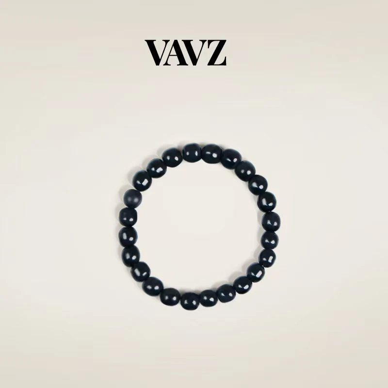 非金属珐琅手链 天然黑色情侣手链手串饰品