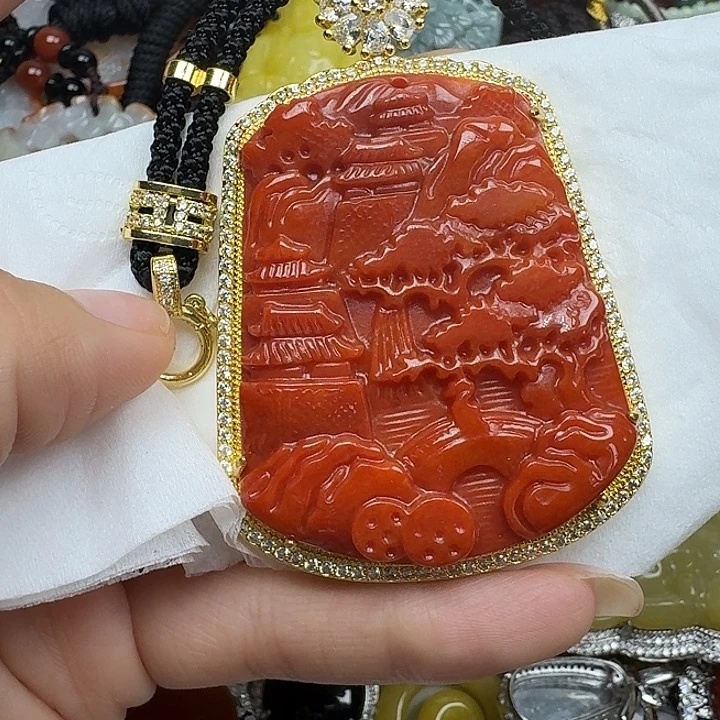 颈饰未镶嵌翡翠翡翠