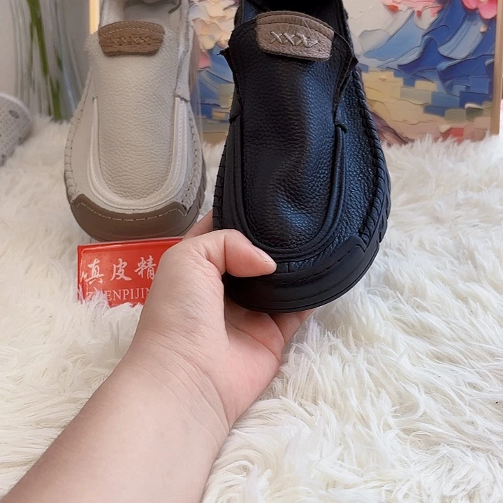 头层牛皮夏季新款男士皮鞋