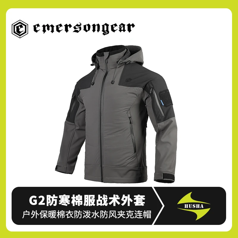 爱默生猛擒G2防寒棉服战术外套男户外保暖棉衣防泼水防风夹克连帽
