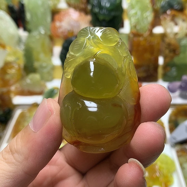 蛇纹石玉未镶嵌珠宝半成品