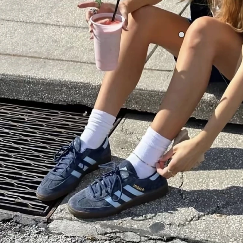 adidas/阿迪达斯中性SPEZIAL 海军蓝经典板鞋德训鞋「T头鞋」BD7633