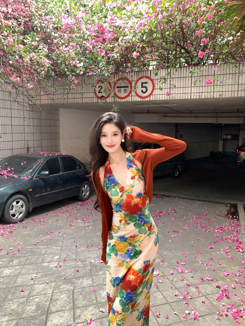 序安CHEN【莫奈花园开衫】日常气质显瘦开衫百搭显白短款外套休闲