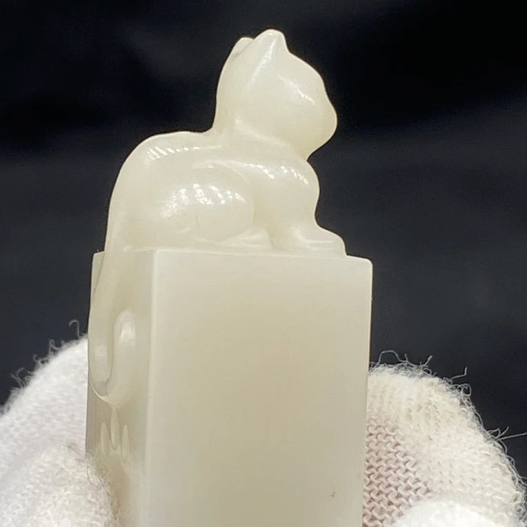 老挝芙蓉猫咪钮印章