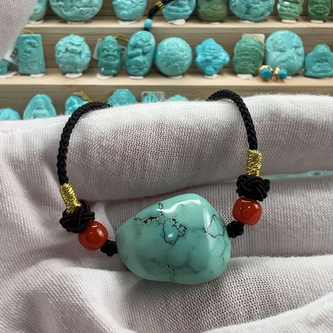 未镶嵌绿松石随形17.3mm