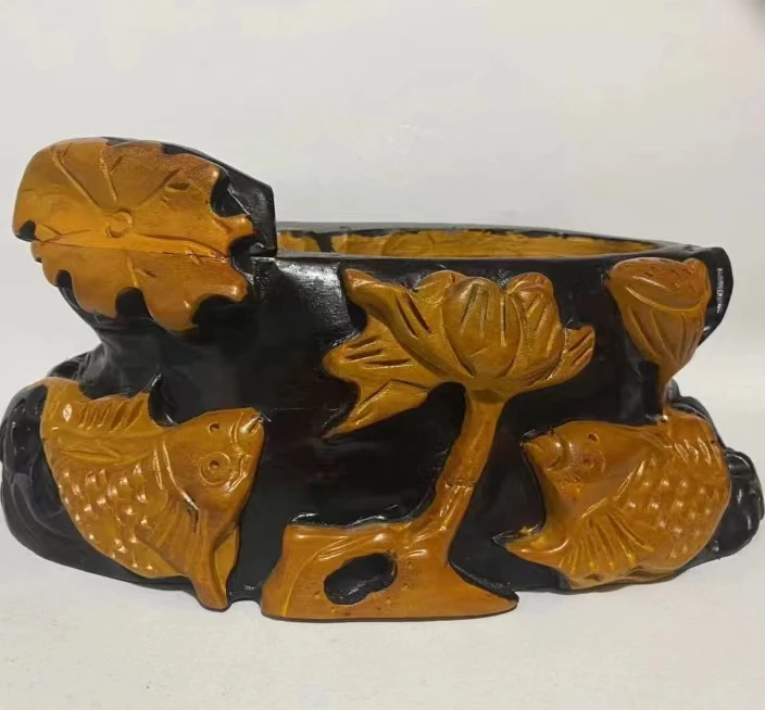 工艺品摆件。靠山石。落石