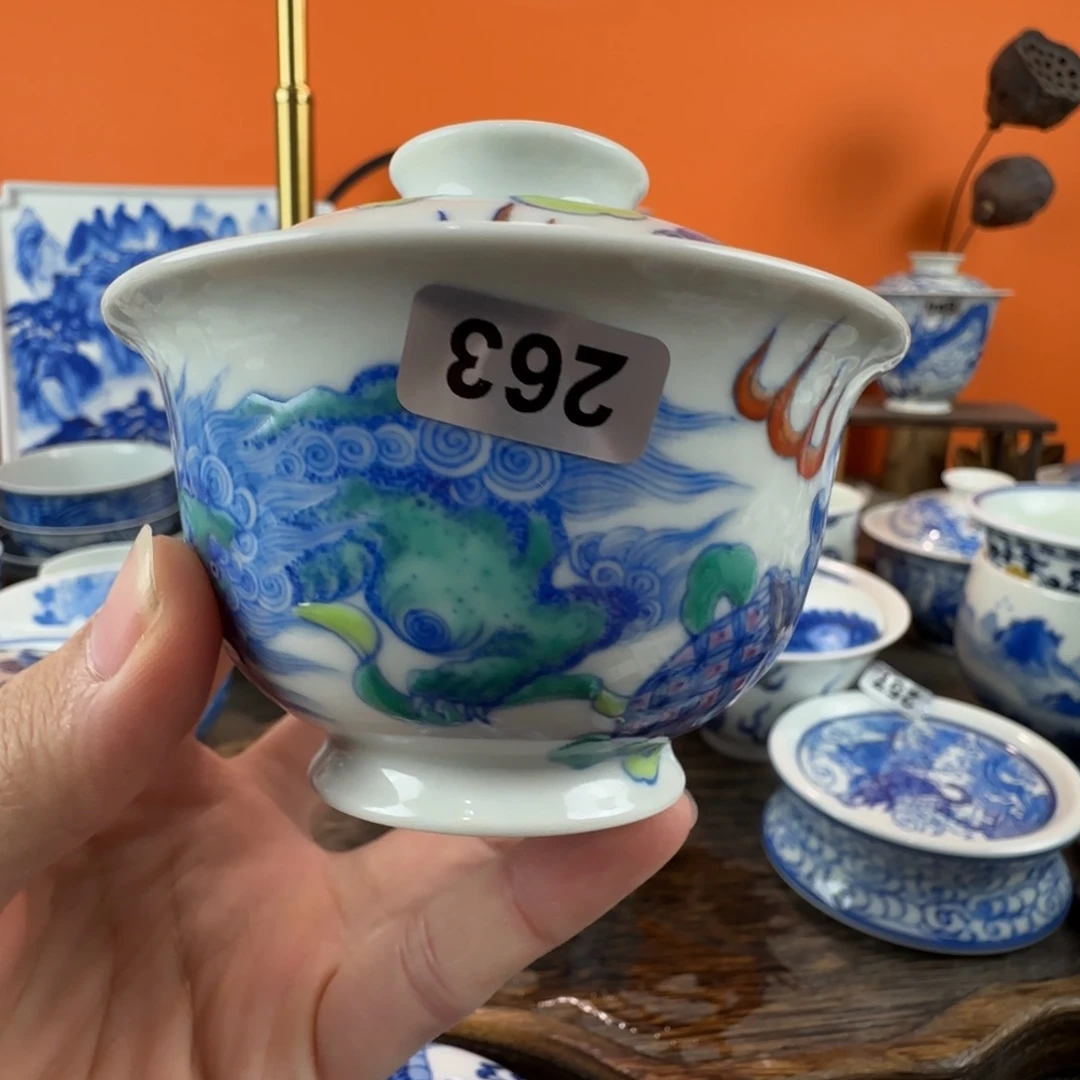 瓷片景德镇手绘青花瓷器263