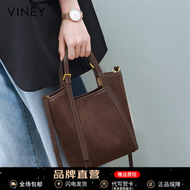 Viney包包女包2025新款冬季轻奢单肩手提包生日礼物送女友送老婆