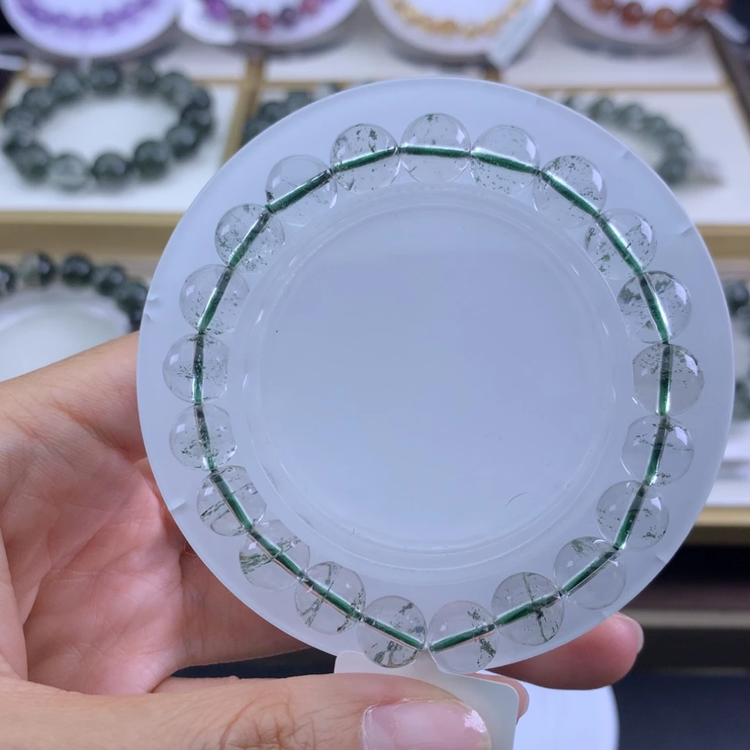水晶手链未镶嵌半****夏绿幽灵