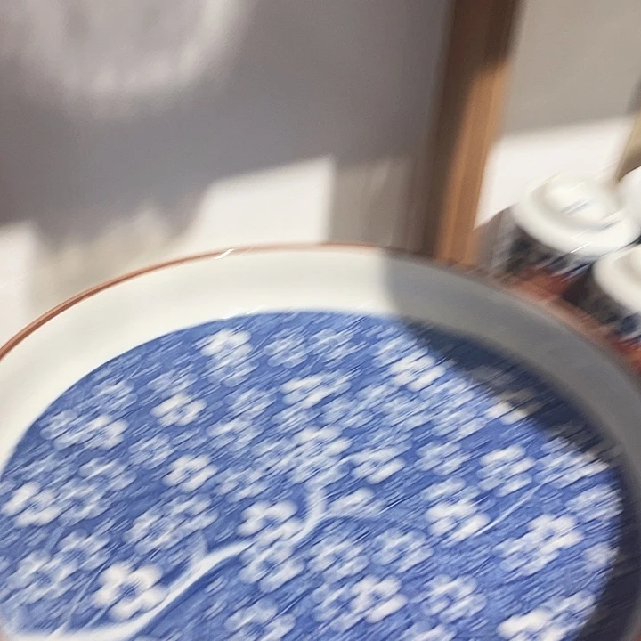 紫砂1满内绘冰梅花超大深钵