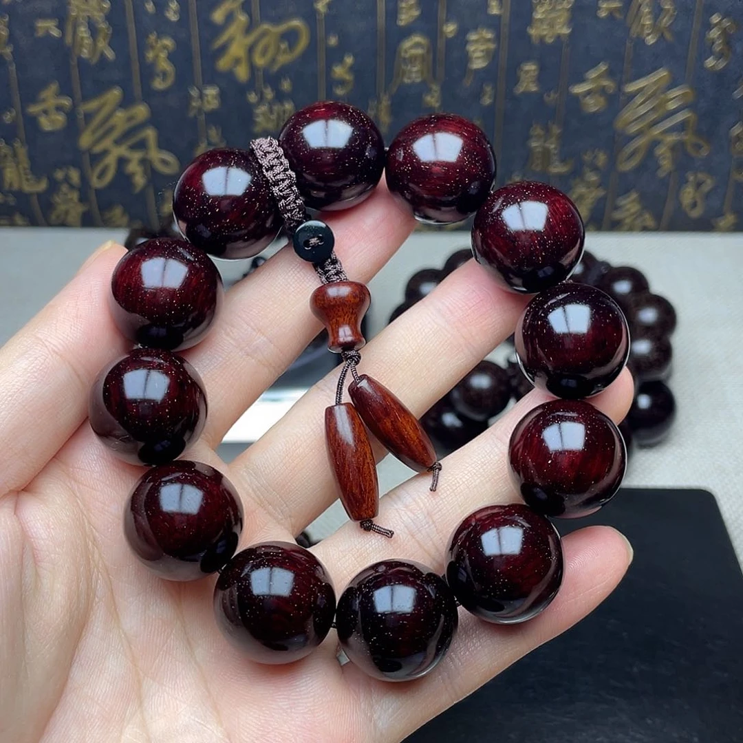 檀香紫檀（小叶紫檀）2.0 12颗 高油密多金星