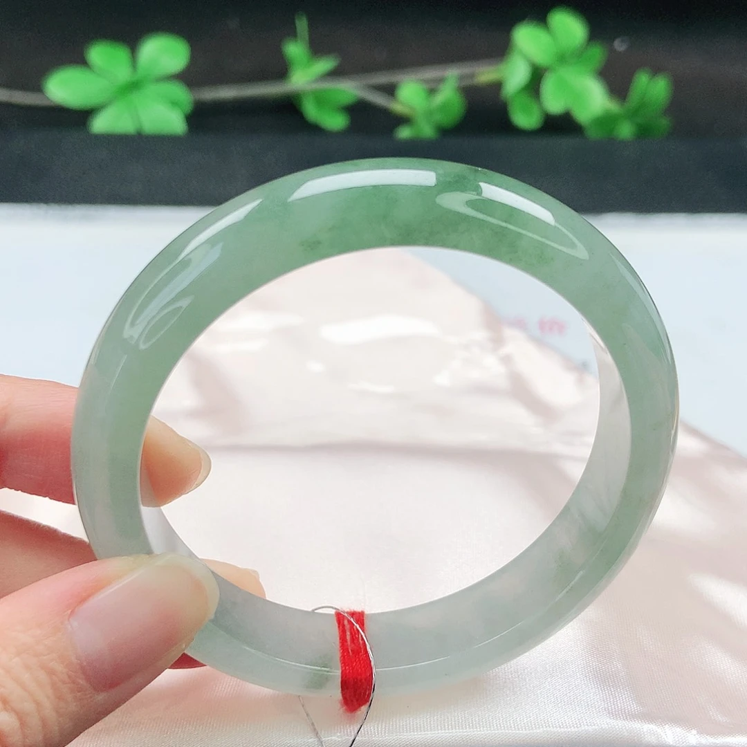 未镶嵌手镯翡翠58圈