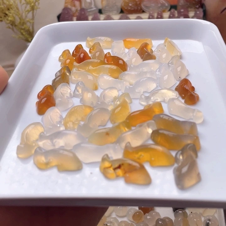 玛瑙/玉髓未镶嵌玛瑙福利锦鲤