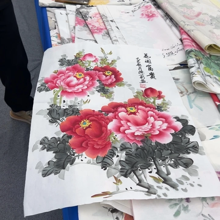 国画宣纸纯手绘字画