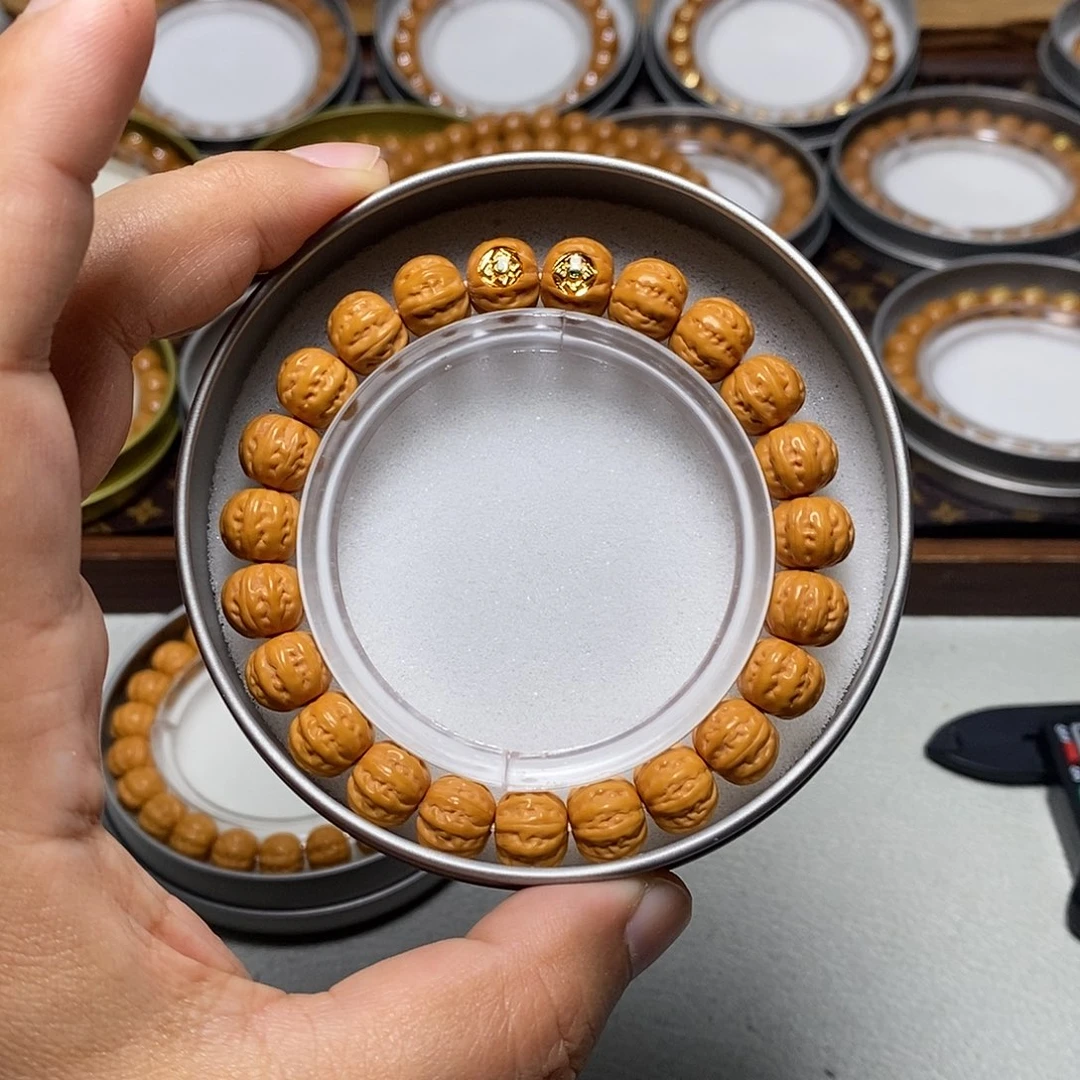 猴头核桃手串31号双标911京八棱11左右