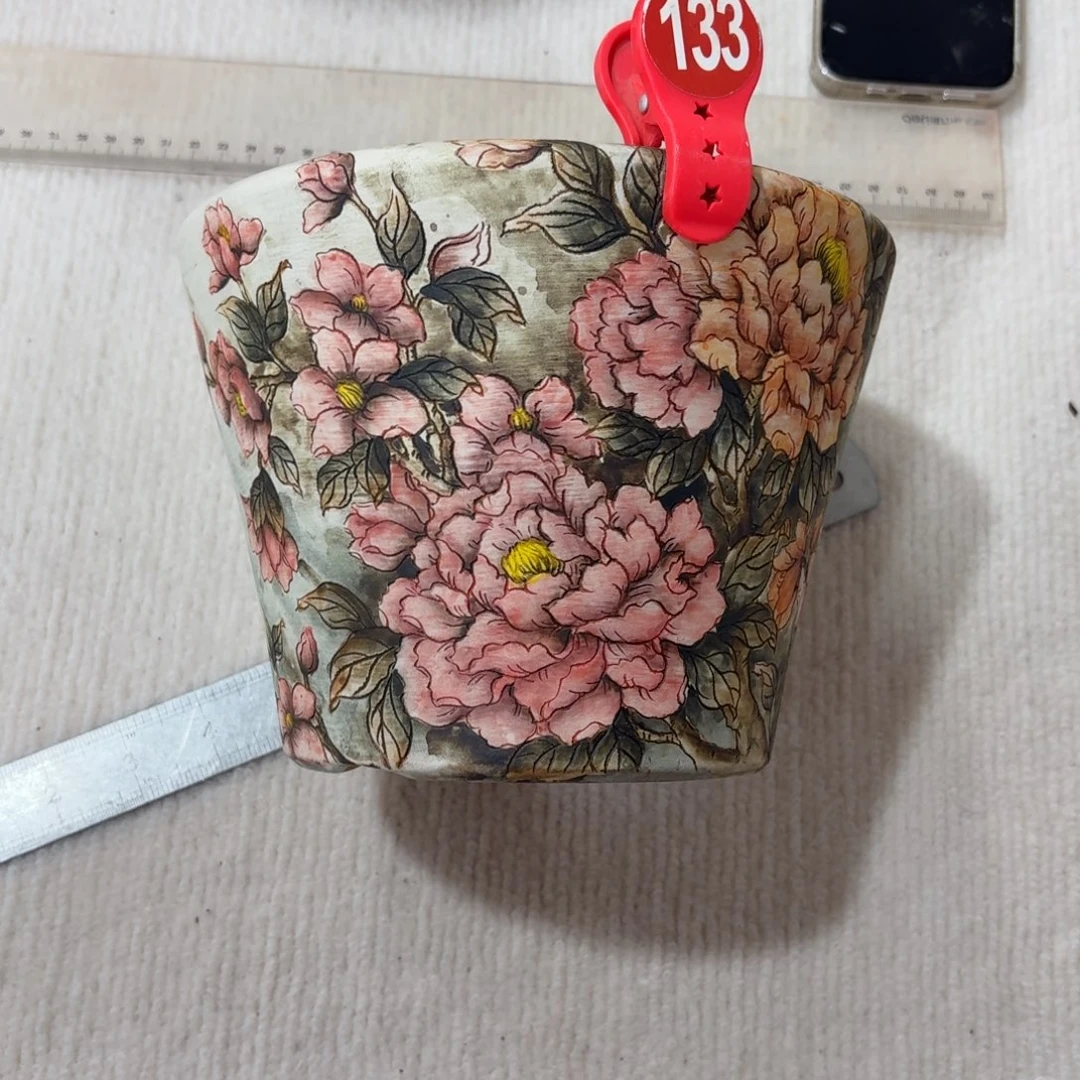 ****起紫砂花盆陶瓷多肉花盆微瑕