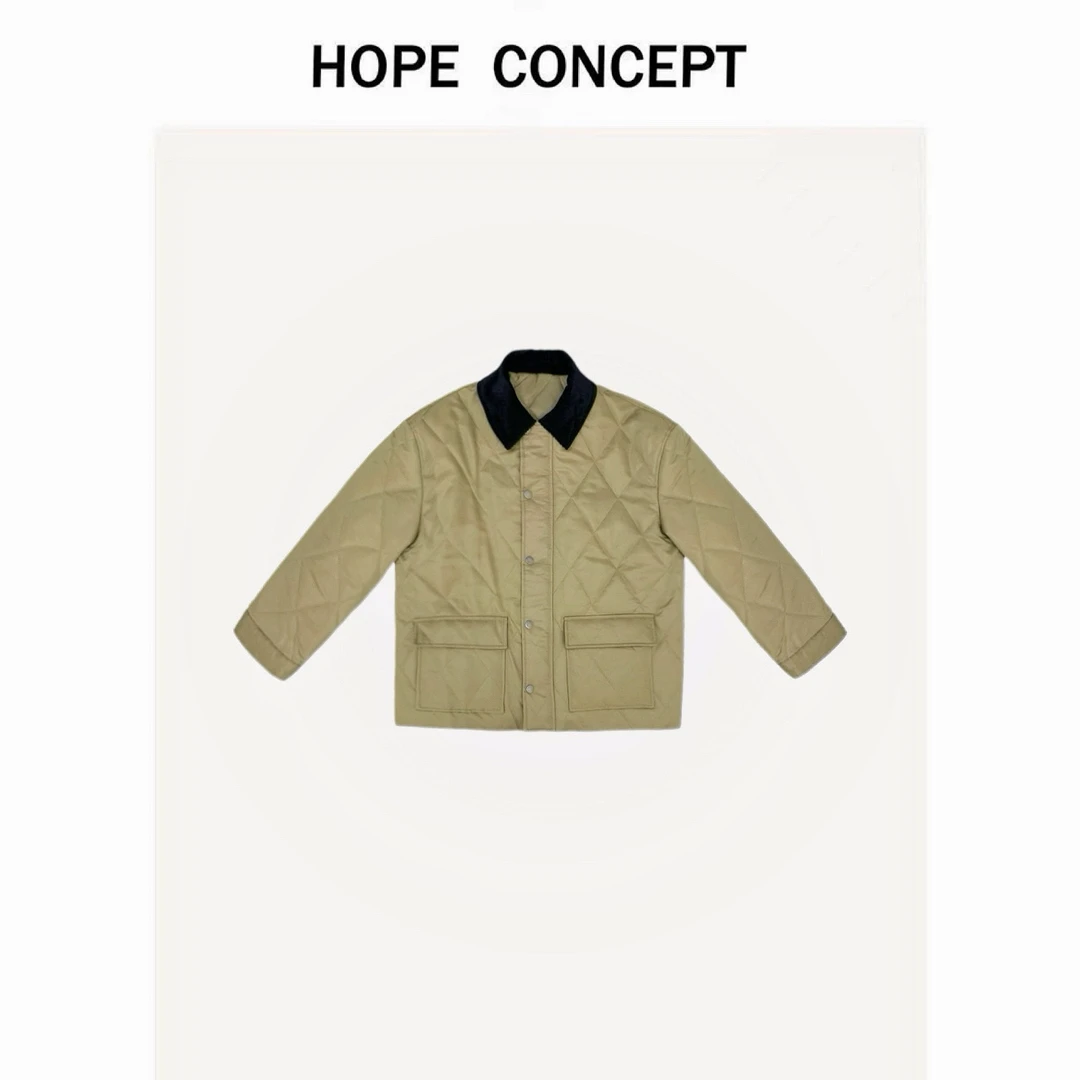 24317#HOPECONCEPT高智感浅尝一下barnfit冬日氛围感男女同款棉服