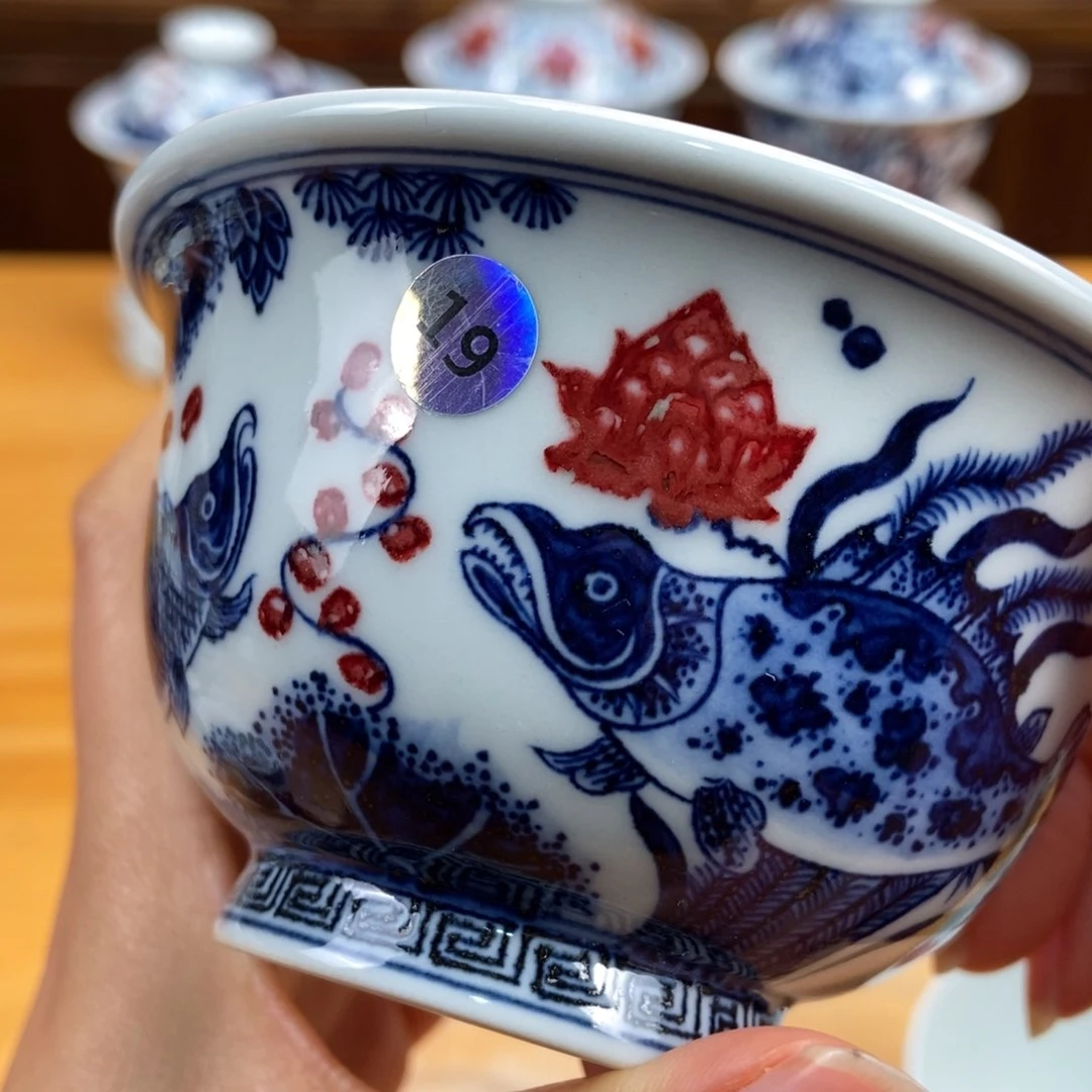 手绘现代茶具非古董奶***吨