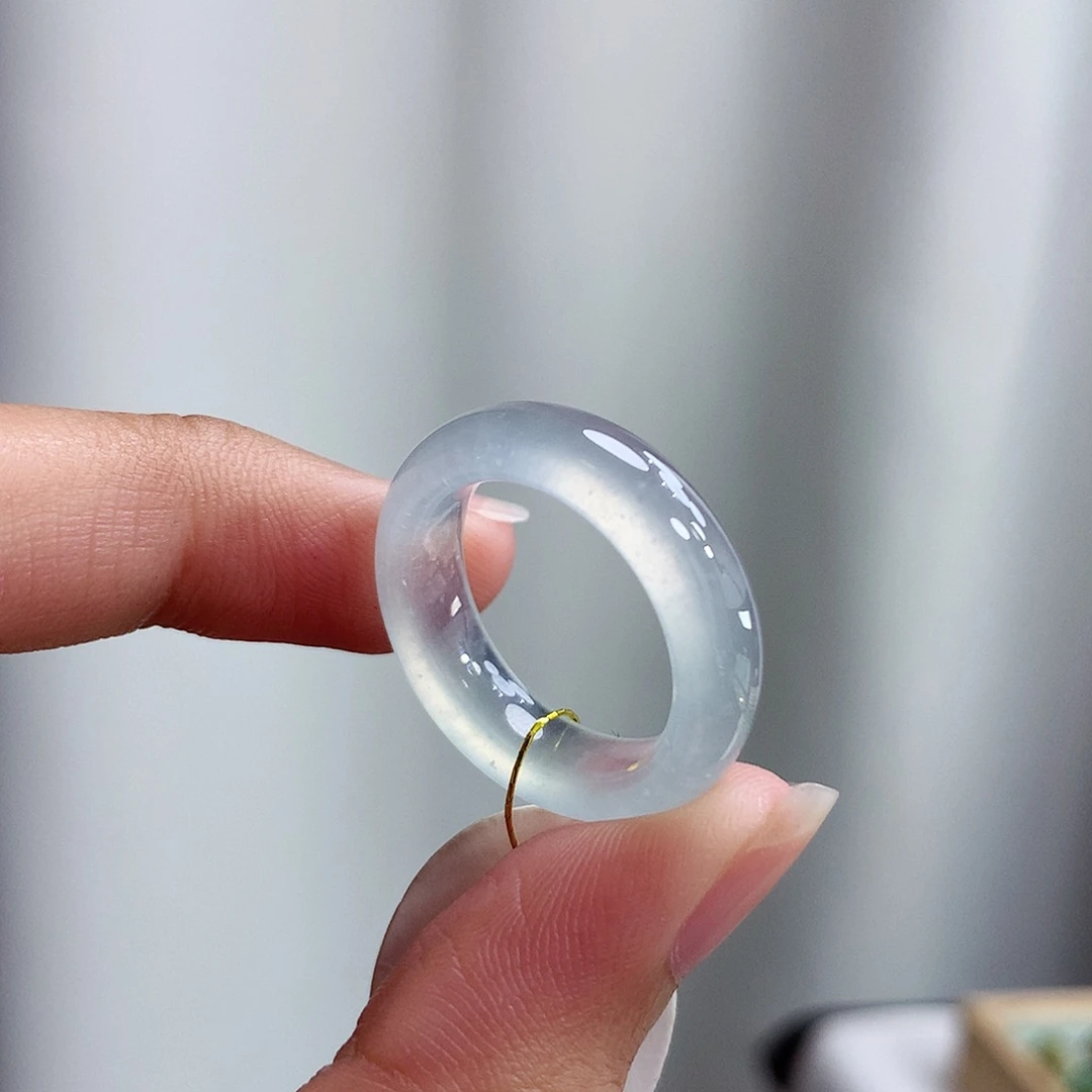 未镶嵌戒指翡翠14圈