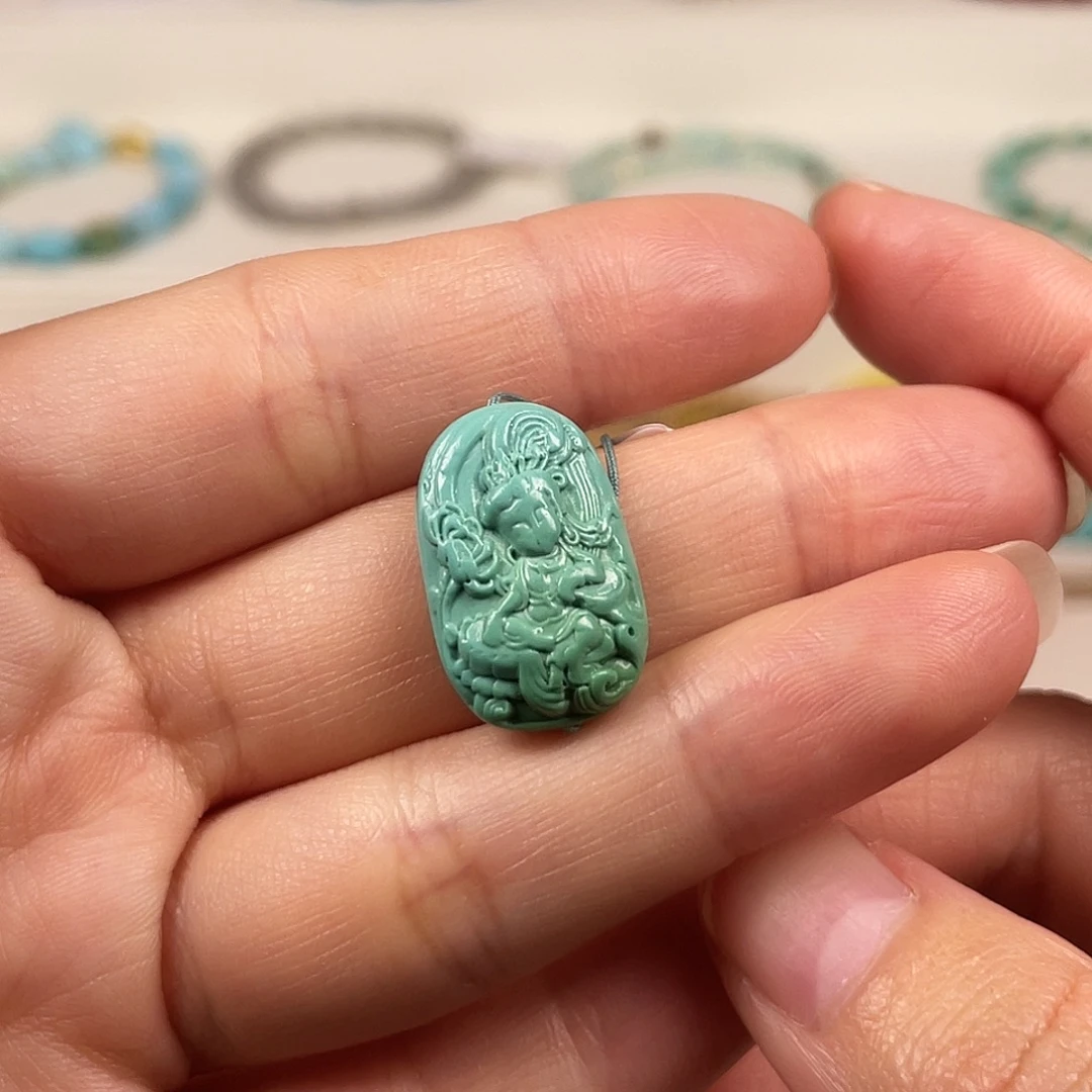 绿松石未镶嵌配饰