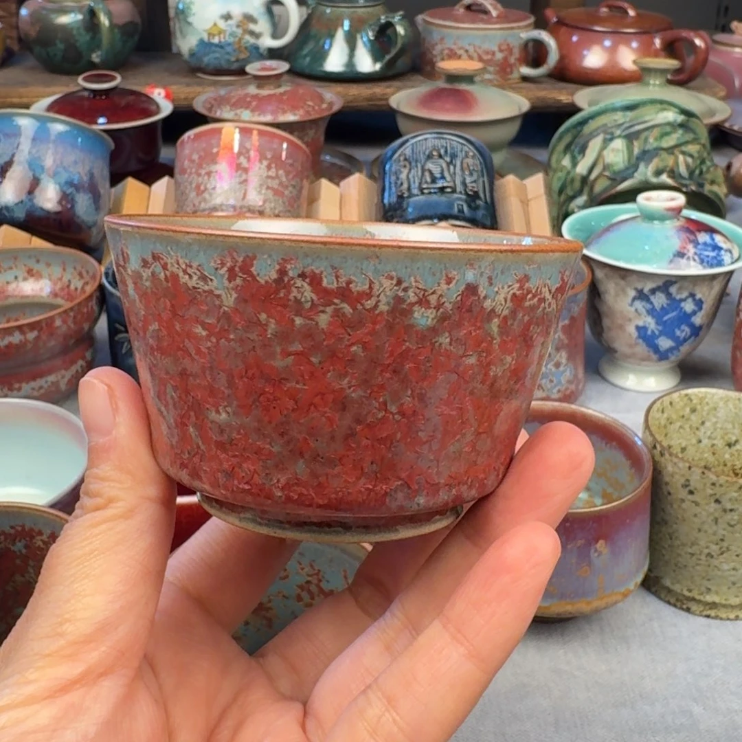 瓷片钧瓷单杯钧瓷单杯钧瓷单杯