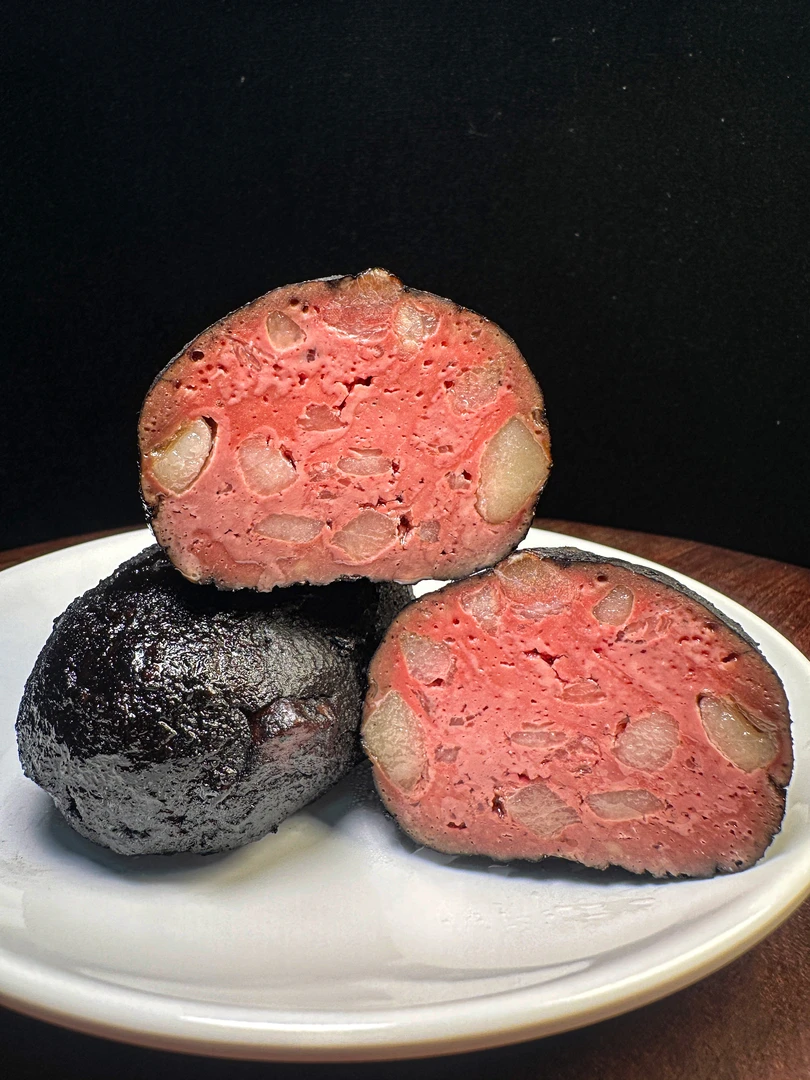 湖南农家特产猪血豆腐美食好吃柴火烟熏  猪血丸子175g